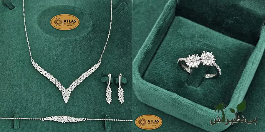 جواهرات نقره برای عروس